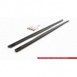 Maxton Side Skirts Diffusers Toyota Corolla XII Sedan Gloss Black, TOYOTA