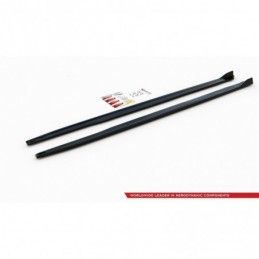 Maxton Side Skirts Diffusers Toyota Corolla XII Touring Sports Gloss Black, TOYOTA