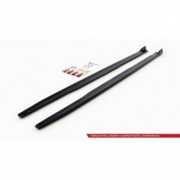 Maxton Side Skirts Diffusers Toyota Corolla XII Touring Sports Gloss Black, TOYOTA