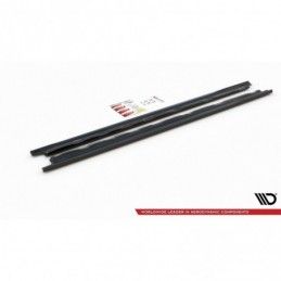 Maxton Side Skirts Diffusers V.1 VW Golf 8 Gloss Black, Golf 8