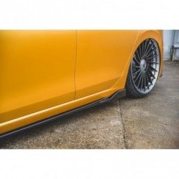 Maxton Side Skirts Diffusers V.2 VW Golf 8 Gloss Black, Golf 8