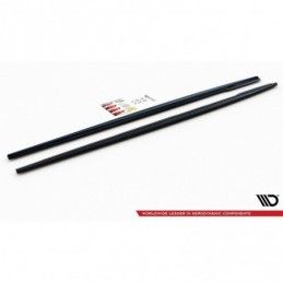 Maxton Side Skirts Diffusers Mercedes-Benz E63 AMG Estate/Sedan S213/W213 Gloss Black, MERCEDES