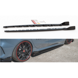 tuning Side Skirts Diffusers V.3 for BMW 1 F40 M-Pack/ M135i Gloss Black