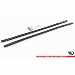 Maxton Side Skirts Diffusers Aud A6 S-Line / S6 C8 Gloss Black, A6/S6/RS6 C8