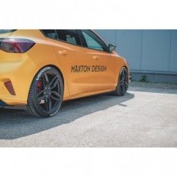 Maxton Side Skirts Diffusers V.5 Ford Focus ST / ST-Line Mk4 Gloss Black, FORD