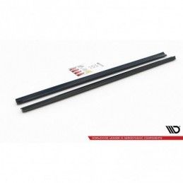 Maxton Side Skirts Diffusers V.5 Ford Focus ST / ST-Line Mk4 Gloss Black, FORD