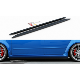 tuning Side Skirts Diffusers Audi RS4 B7 Gloss Black