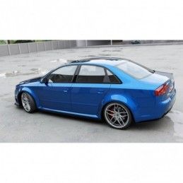 Maxton Side Skirts Diffusers Audi RS4 B7 Gloss Black, A4/S4 B7