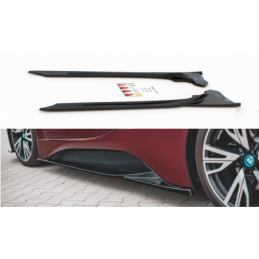 tuning Side Skirts Diffusers BMW i8 Gloss Black