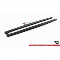 Maxton Side Skirts Diffusers Jaguar XJ X351 Gloss Black, Jaguar