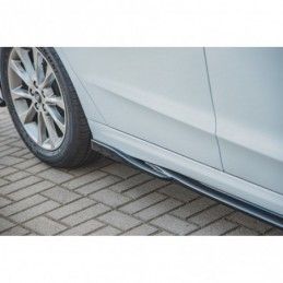 Maxton Side Skirts Diffusers Ford Mondeo Mk5 Facelift/Preface Gloss Black, FORD