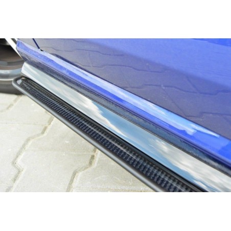 Maxton Racing Side Skirts Diffusers VW Golf 7 R / R-Line Facelift Carbon, Golf 7