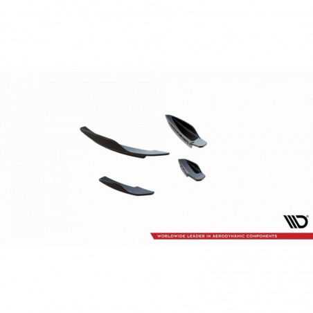 Maxton Front Bumper Wings (Canards) V.2 Ford Fiesta Mk8 ST / ST-Line , FORD
