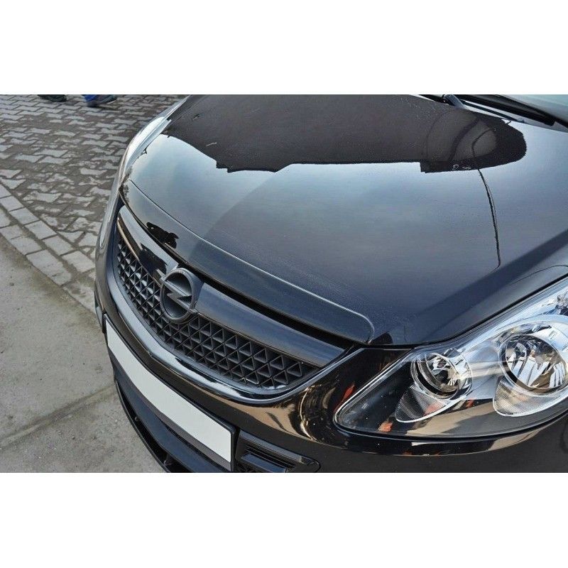 Maxton BONNET ADD-ON OPEL CORSA D OPC / VXR Gloss Black, Corsa D