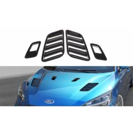 Maxton Bonnet Vents Ford Focus ST-Line / ST Mk4 Gloss Black, Focus Mk4 / ST-Line