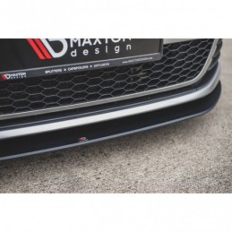 Maxton Racing Durability Front Splitter VW Golf 7 GTI Black, Golf 7
