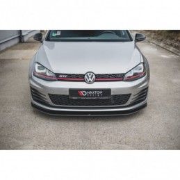 Maxton Racing Durability Front Splitter VW Golf 7 GTI Red, Golf 7