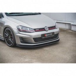 Maxton Racing Durability Front Splitter VW Golf 7 GTI Red, Golf 7