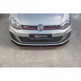 Maxton Racing Durability Front Splitter VW Golf 7 GTI Red, Golf 7