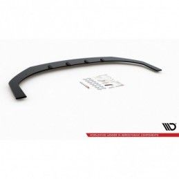 Maxton Racing Durability Front Splitter + Flaps Hyundai I30 N Mk3 Hatchback / Fastback Black-Red + Gloss Flaps, Hyundai