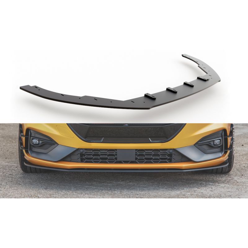 Maxton Racing Durability Front Splitter Ford Focus ST / ST-Line Mk4 Black, FORD