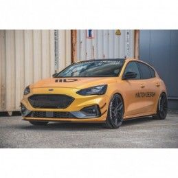 Maxton Racing Durability Front Splitter Ford Focus ST / ST-Line Mk4 Black, FORD