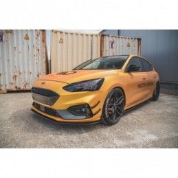 Maxton Racing Durability Front Splitter Ford Focus ST / ST-Line Mk4 Black, FORD