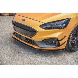 Maxton Racing Durability Front Splitter Ford Focus ST / ST-Line Mk4 Black, FORD