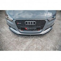 Maxton Racing Durability Front Splitter Audi RS3 8V Sportback Black-Red, A3/S3/RS3 8V