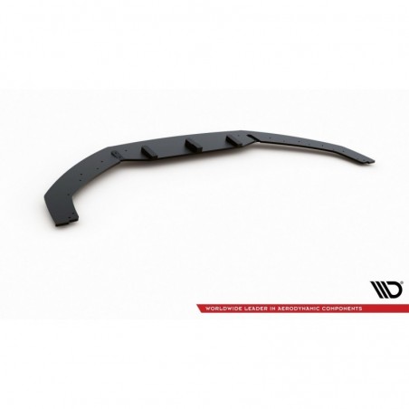 Maxton Racing Durability Front Splitter Audi RS3 8V Sportback Black-Red, A3/S3/RS3 8V