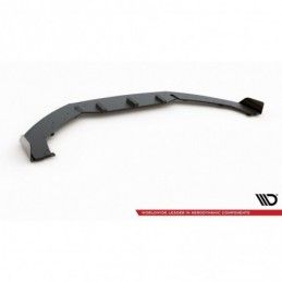 Maxton Racing Durability Front Splitter + Flaps Audi RS3 8V Sportback Black-Red + Gloss Flaps, A3/S3/RS3 8V