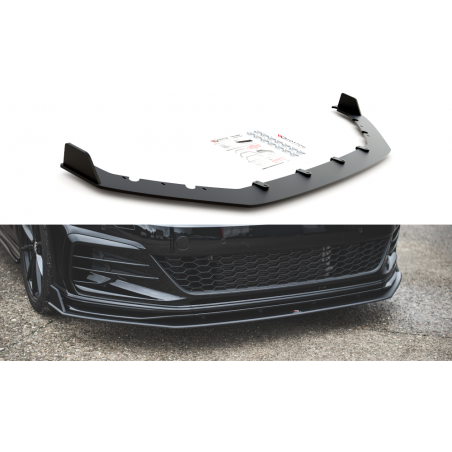 Maxton Racing Durability Front Splitter VW Golf 7 GTI TCR Black, Golf 7