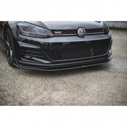 Maxton Racing Durability Front Splitter VW Golf 7 GTI TCR Black, Golf 7