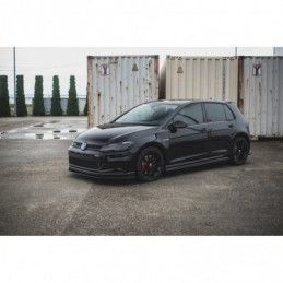 Maxton Racing Durability Front Splitter VW Golf 7 GTI TCR Black, Golf 7