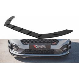 Maxton Racing Durability Front Splitter Ford Fiesta Mk8 ST / ST-Line Black, FORD