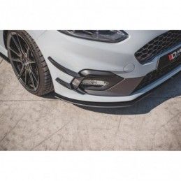 Maxton Racing Durability Front Splitter Ford Fiesta Mk8 ST / ST-Line Black, FORD