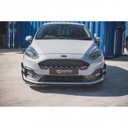 Maxton Racing Durability Front Splitter Ford Fiesta Mk8 ST / ST-Line Black, FORD