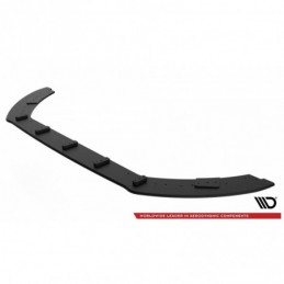 Maxton Racing Durability Front Splitter Ford Fiesta Mk8 ST / ST-Line Black-Red, FORD