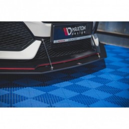 Maxton Racing Durability Front Splitter Honda Civic X Type-R Black, HONDA