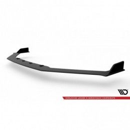 Maxton Racing Durability Front Splitter Honda Civic X Type-R Black-Red, HONDA