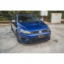 Maxton Racing Durability Front Splitter VW Golf 7 R / R-Line Facelift Red, Golf 7