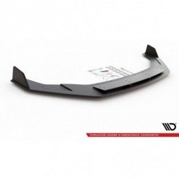 Maxton Racing Durability Front Splitter V.2 VW Golf 7 R / R-Line Facelift Black, Golf 7