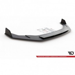 Maxton Racing Durability Front Splitter V.2 VW Golf 7 R / R-Line Facelift Black-Red, Golf 7