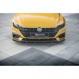 Maxton Racing Durability Front Splitter Volkswagen Arteon R-Line Black, MAXTON DESIGN