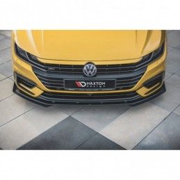 Maxton Racing Durability Front Splitter + Flaps Volkswagen Arteon R-Line Black + Gloss Flaps , MAXTON DESIGN