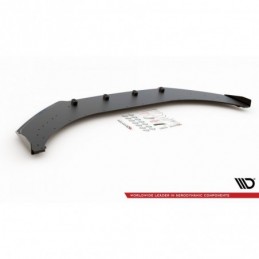 Maxton Racing Durability Front Splitter + Flaps Volkswagen Arteon R-Line Black-Red + Gloss Flaps, MAXTON DESIGN