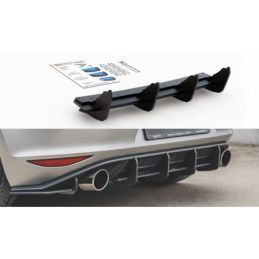 Maxton Racing Durability Rear Diffuser V.1 VW Golf 7 GTI Black, Golf 7