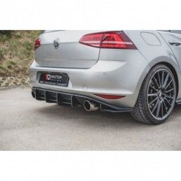 Maxton Racing Durability Rear Diffuser V.1 VW Golf 7 GTI Black, Golf 7