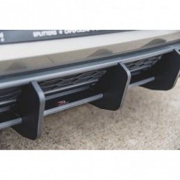 Maxton Racing Durability Rear Diffuser V.2 VW Golf 7 GTI Black, Golf 7