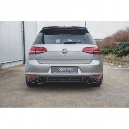 Maxton Racing Durability Rear Diffuser V.2 VW Golf 7 GTI Black, Golf 7